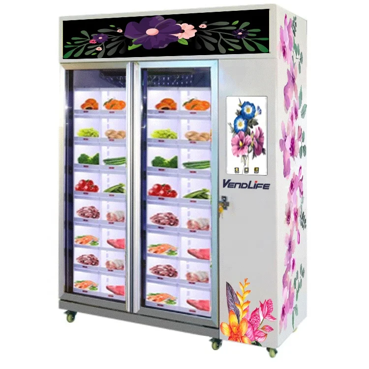 Factory Direct Sell New Model Full Automatic Floss Flower Vending Machine Automatic Cotton Vendlife Making Machine