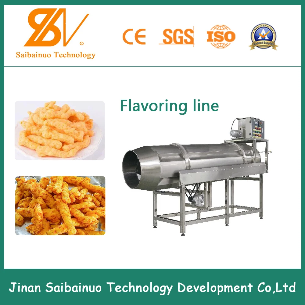 Mini Cheetos Kurkure Nik Naks Puffed Snacks Food Extruder Making Machine Full Setup Production Line Machinery
