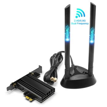 Rocketek 3000Mbps 5.0 PCIE Wireless dongle WiFi Network Card Wifi adapter for pc