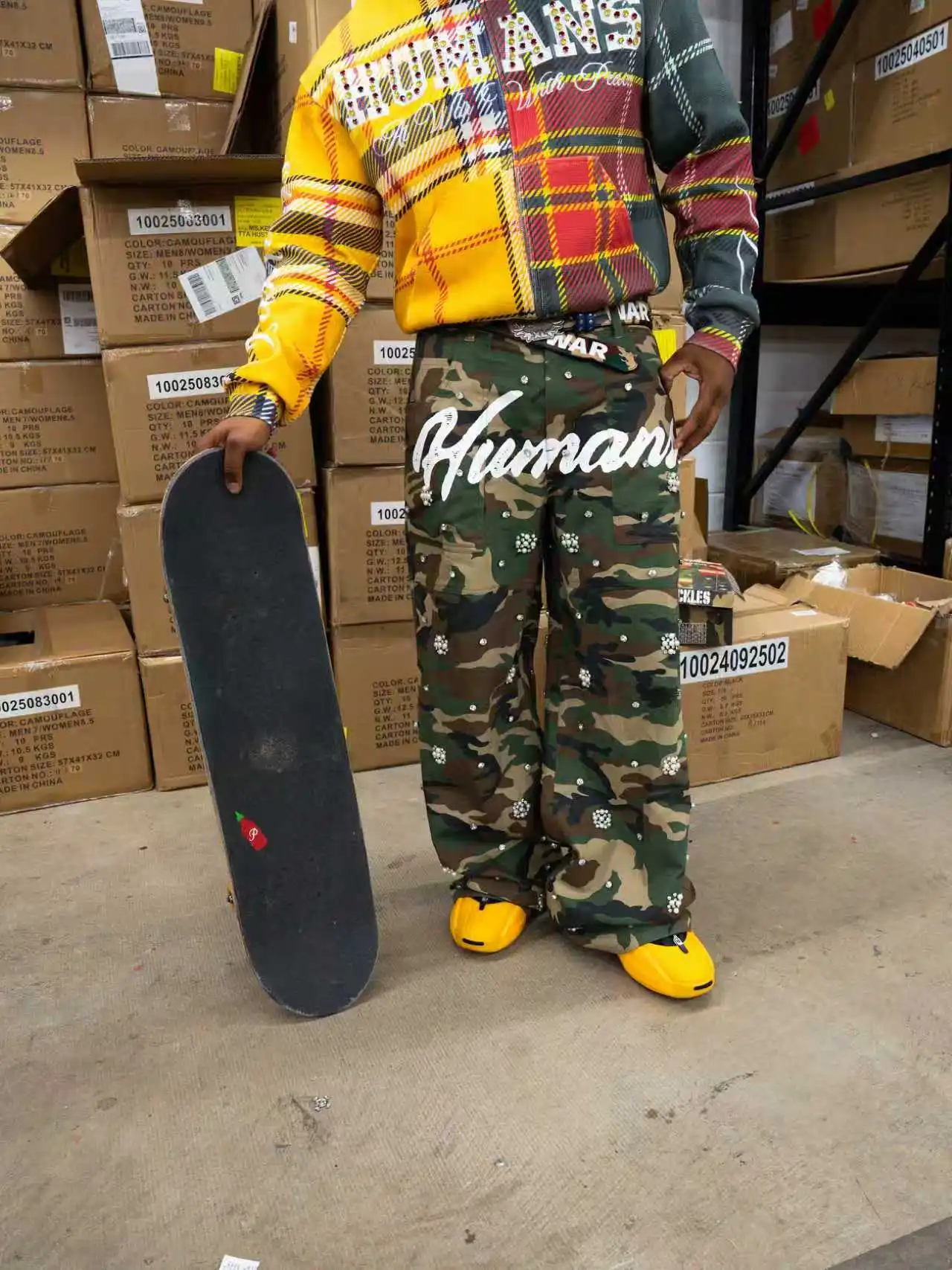 Designer Vintage Casual Winter Work Pants Men Baggy Carpenter Cargo Double Knee Oversized Lightweight Breathable Camouflage gallery 4