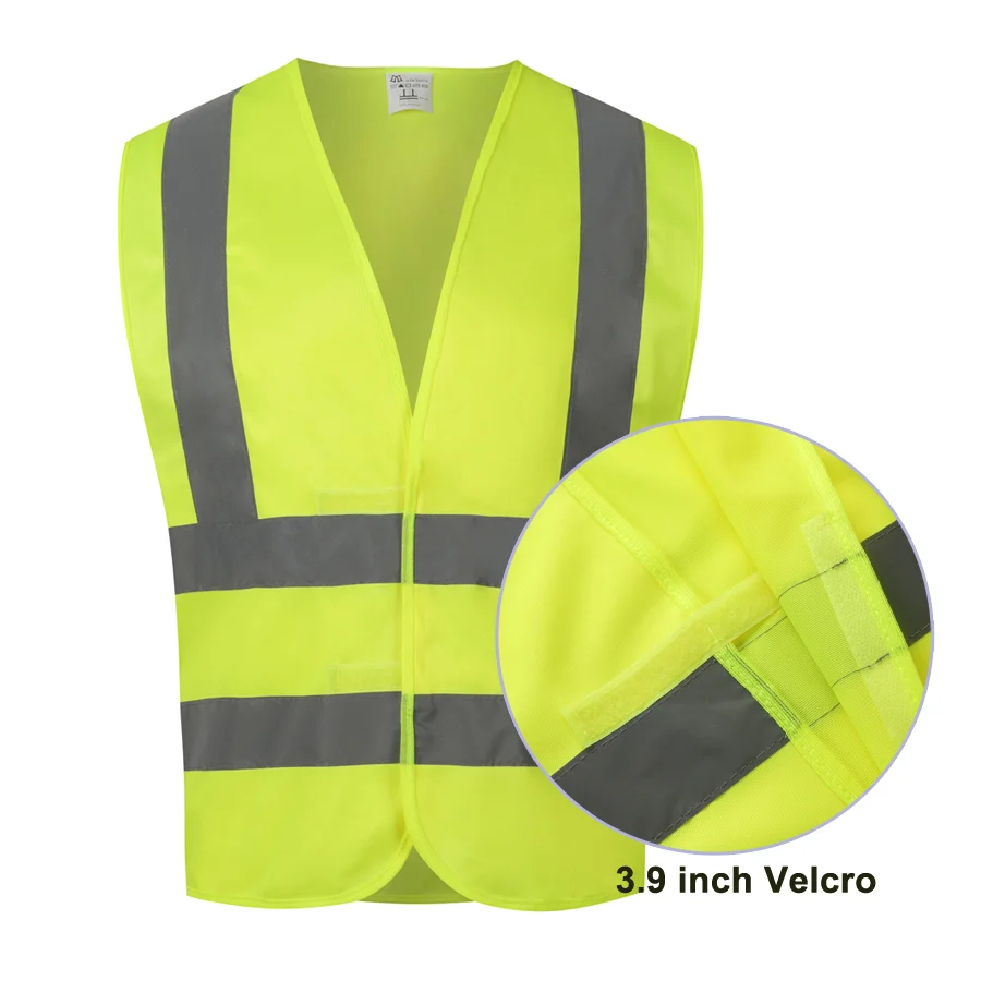 Visibility Driving Custom Vest Traffic Night Riding Sign Fluorescent Reflective Safety Vest - KingCare | KingCare.net