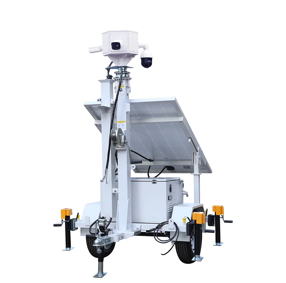 2024 Chinese Factory Mobile Solar Trailer Generator Portable Power Stations