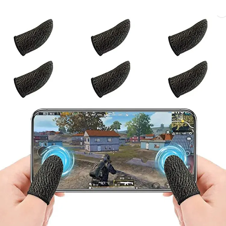 Mobile Phone Anti-slip Breathable Thumbs Touch Screen Games for Mobile Phone Finger Slee aperçu 2
