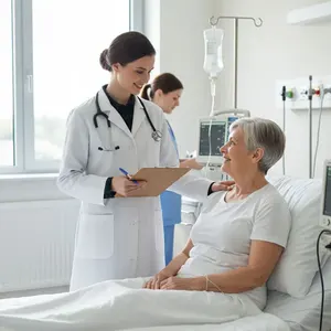 Wholesale Custom Women Long Sleeve White Lab Coat Hospital Nurse Doctor Uniforms Medical White Lab Coat