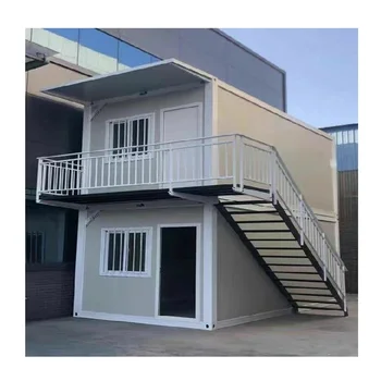 Fully Furnished 2 Bedroom Container House Luxury Living 20 Foot Container Home With Toilet Container House With Toilet