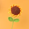7Ring sunflower flower branches (dark brown)