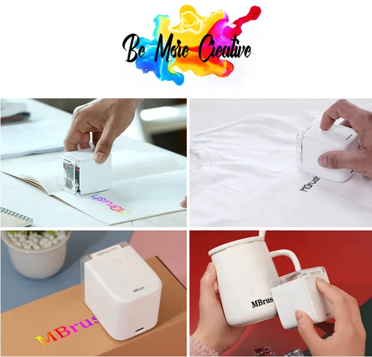 Portable Inkjet Handheld Edible Food Bread Cake Coffee Mold Latte