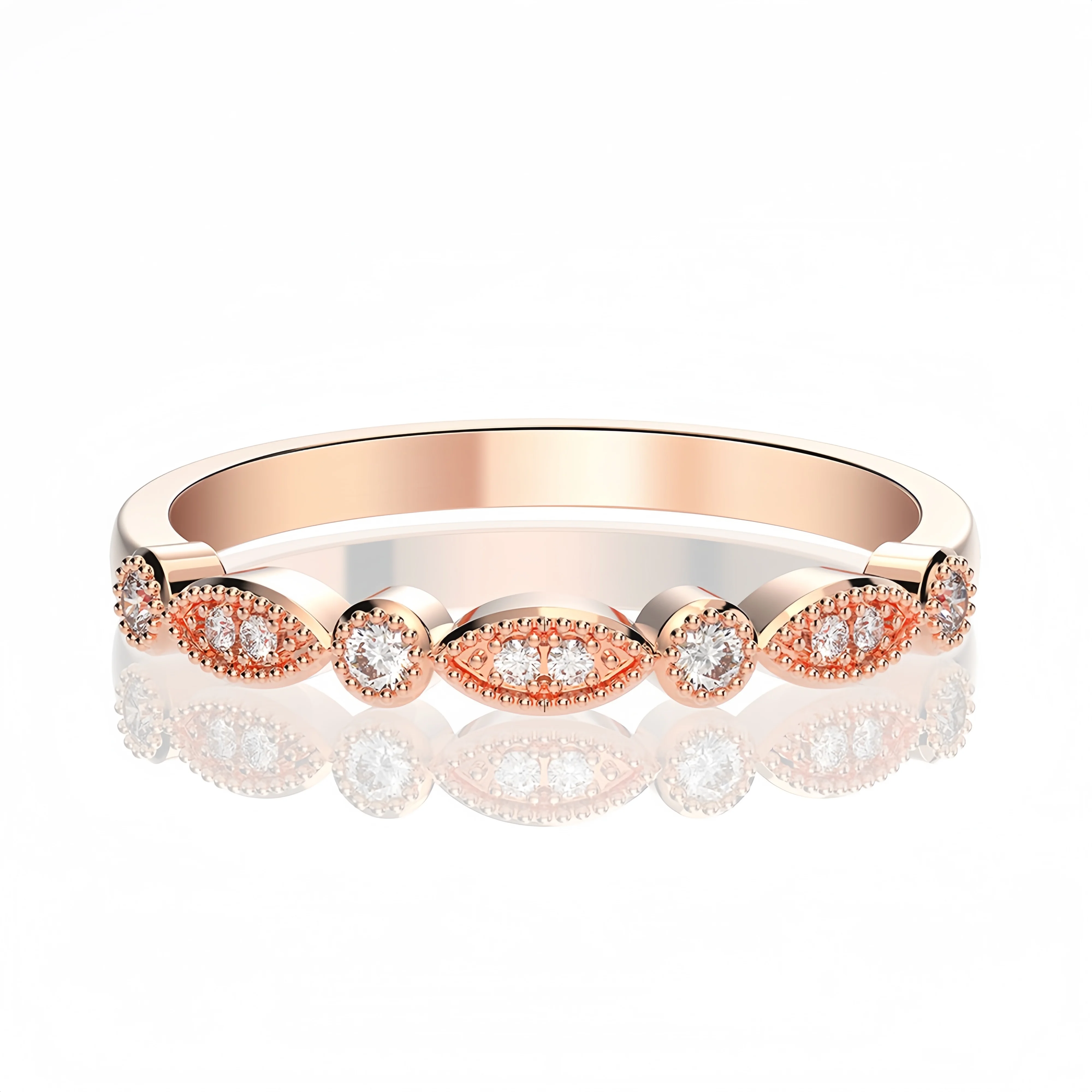 MUSHAN Jewelry Factory Oval Cut High Carbon Diamond 925 Sterling Silver Stackable Rings Engagement Wedding Bands Fine Ring Set