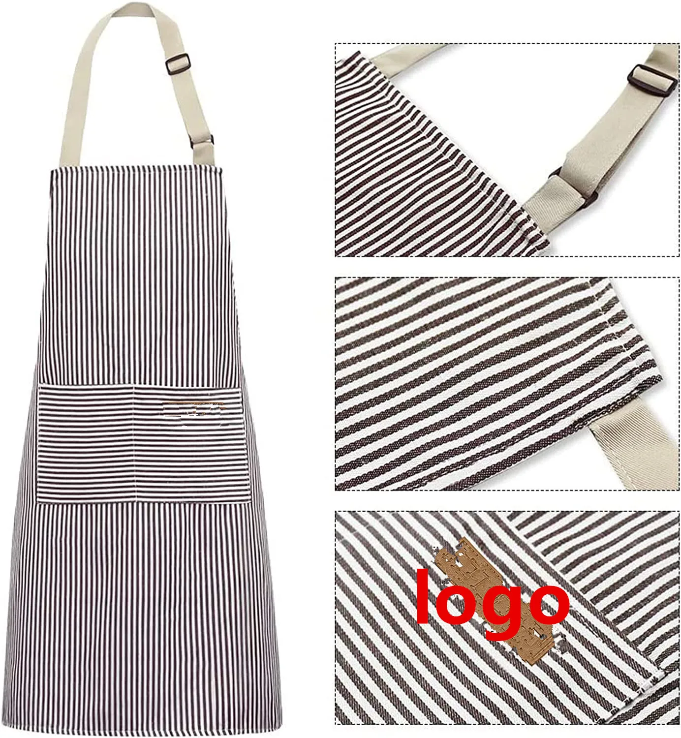 Waterproof Aprons Kitchen Adjustable Bib Soft Aprons Kitchen Chef With