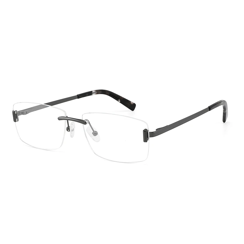 Occhiali Da Vista Uomo T36279 | Occhiali Rettangolari Oro In Titanio | IT