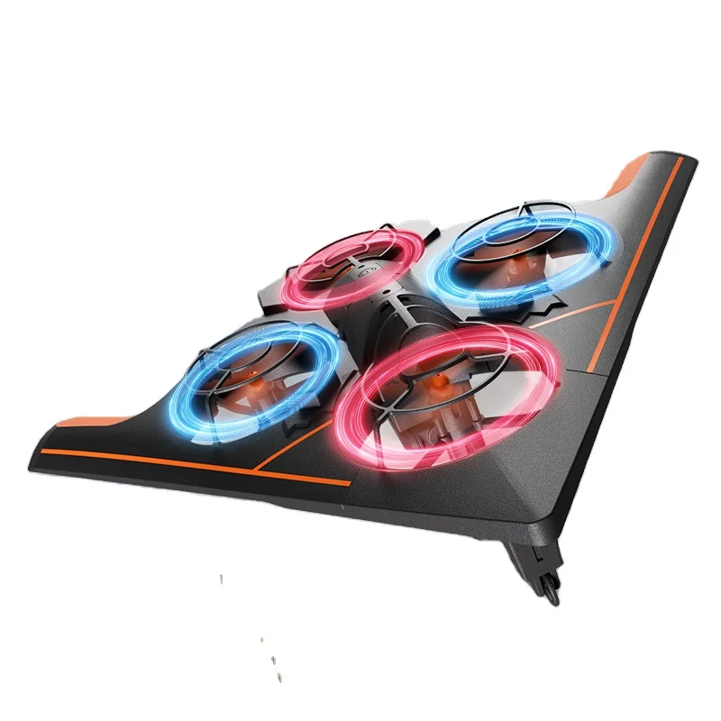 Global Drone GD02 RC Fighter Quadcopter F22 Airplane Jet Plane With LED Light Flying Toys for Kids Model Remote Control Drone