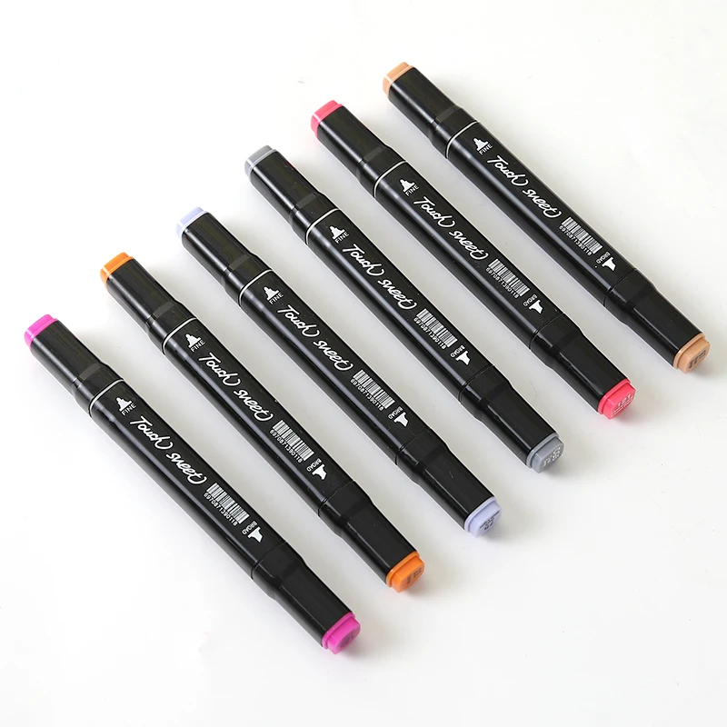 Marker Pens Wholesale Custom 24 30 36 40 48 60 80 Colors Art Marker