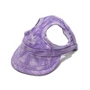 Chapeau pour chien à imprimé violet