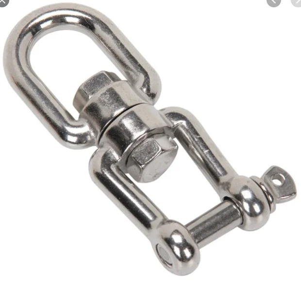 Manille pivotante à mâchoire en acier inoxydable 316, pour Manille pivotante à mâchoire en acier inoxydable 316, pour