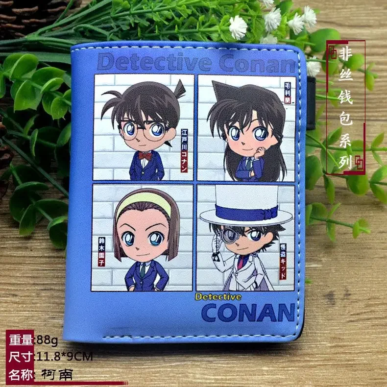Anime Detective Conan Edogawa Jimmy Kudo Wallet Cute Purse