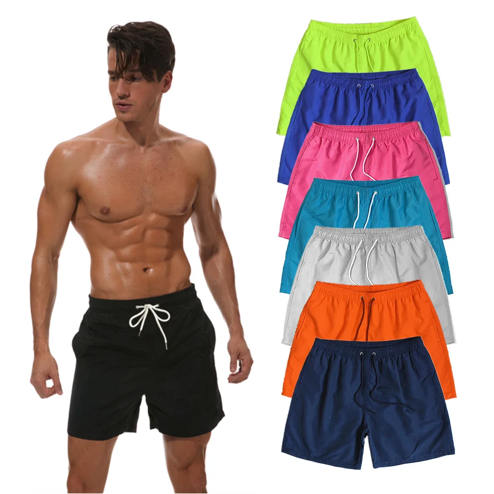 Swim Trunks Swim Shorts for Men Quick Dry Board Shorts Bathing Suit Breathable Drawstring With Pockets for Surfing Beach665_voghion.com
