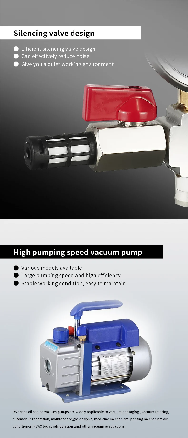 Vacuum Pump And 2,3,5,6 Gallon 6,12,16,20 L Stainless Steel Degassing