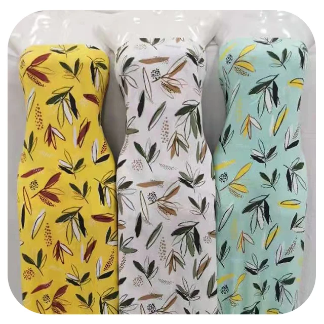 Pocket Fabric Most Popular in Tropical Countries and Comfortable 100% Rayon Fabric for Skirt Dress