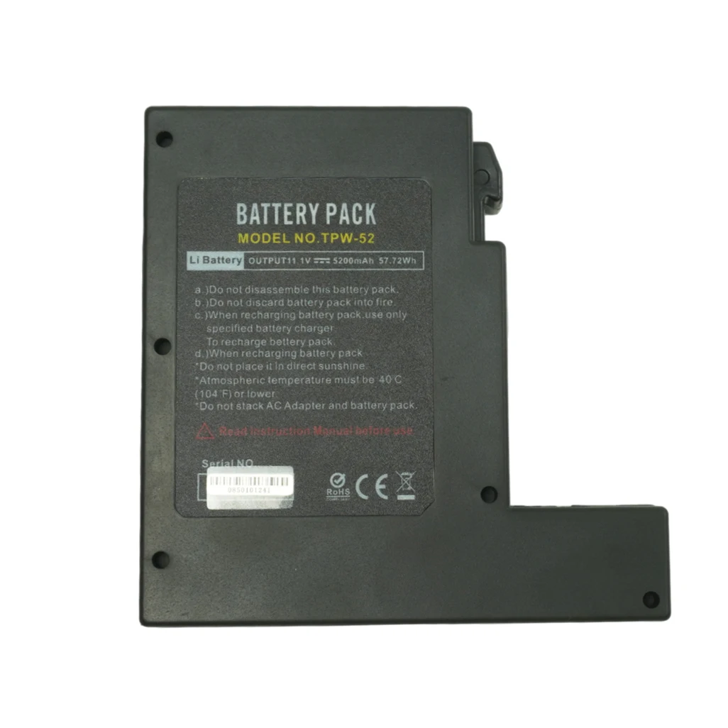 Cowon, engros: 11,1 V, 5200 mAh Senton 527/16S/16H Tumtec-svejseapparat til optiske fibre TPW-52, lithium-ionbatteripakke