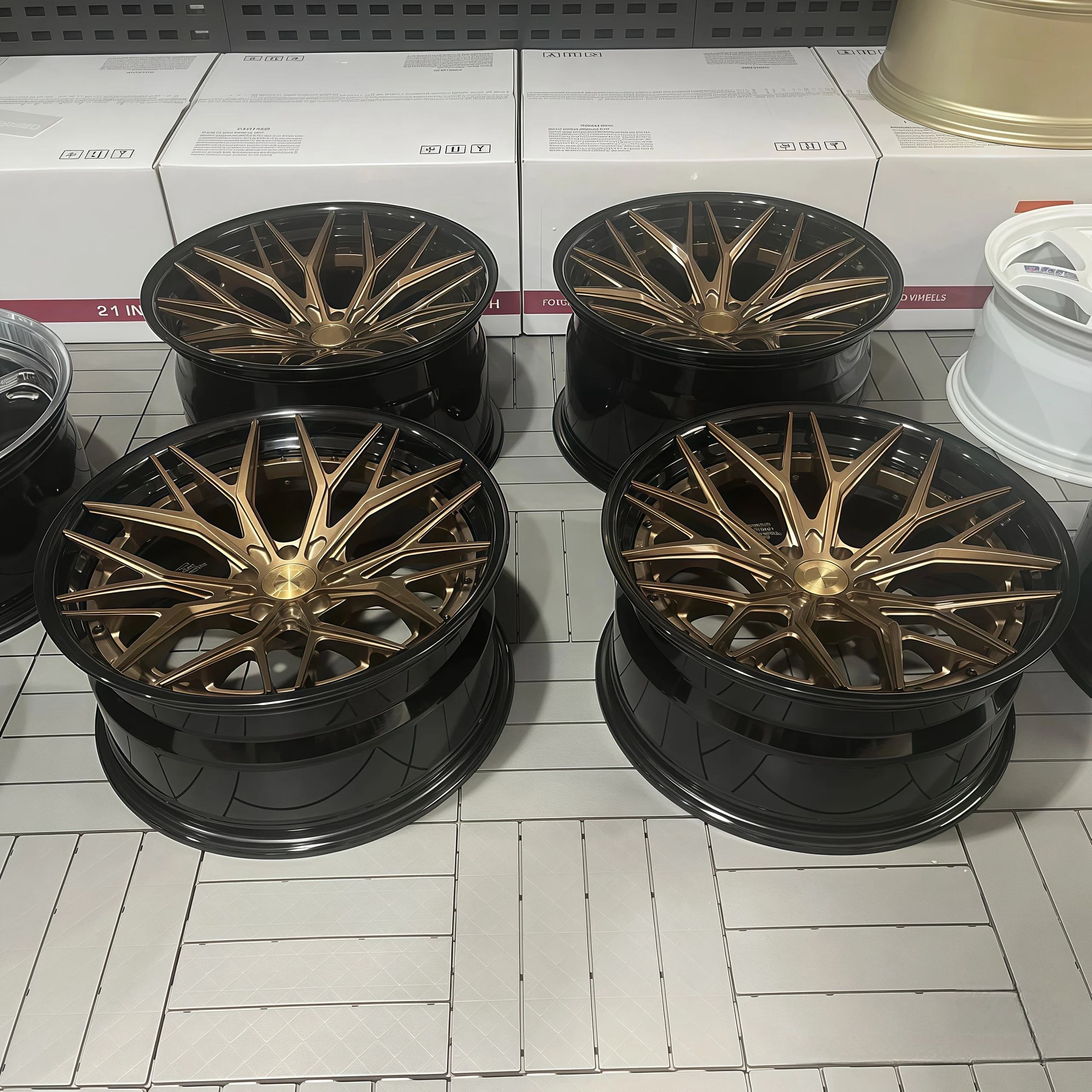 XINLAI Custom Super Deep Concave Aluminum Alloy 2-piece 18 19 20 21 22 inch 5x120 5x112 5x130 Forged Wheels for f30 f8 g20 g30 - Image 4