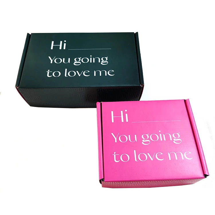 Product Customize Mailer Box Packaging Printing Clothes Apparel Corrugated Custom Wig Boxes with Logo Packaging