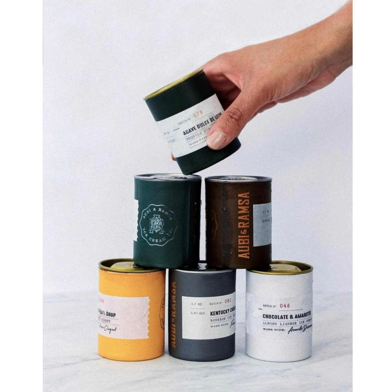 Перерабатываемая упаковка для замороженных десертов, роскошный бумажный контейнер для мороженого объемом 4 унции, 6 унций