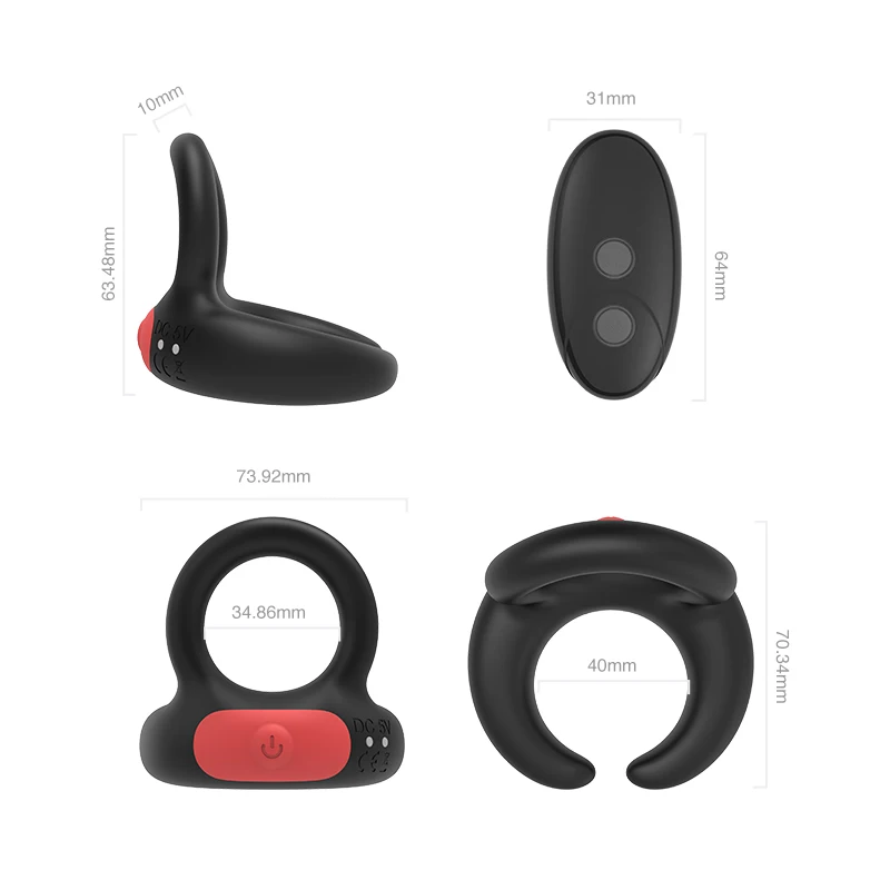 Penis Ring Vibrator Silicone Rubber Products Male Sex Toy Vibrating Penis Delayed Cock Ring for Men Sex Toys Men