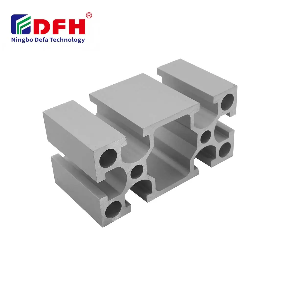 Perfil d’alumini plegable per a finestres i portes, doble buit, 40×80, molt demandat per a ús industrial i construcció d’escales