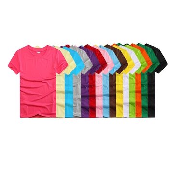 Wholesale 60% Polyester 40%cotton O-neck 160g Custom Tshirts Blank T ...