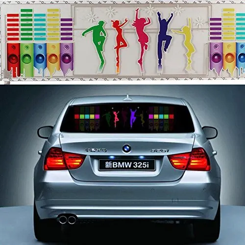 El Stickers Car Activated Equalizer Sticker El Panel For Decoration