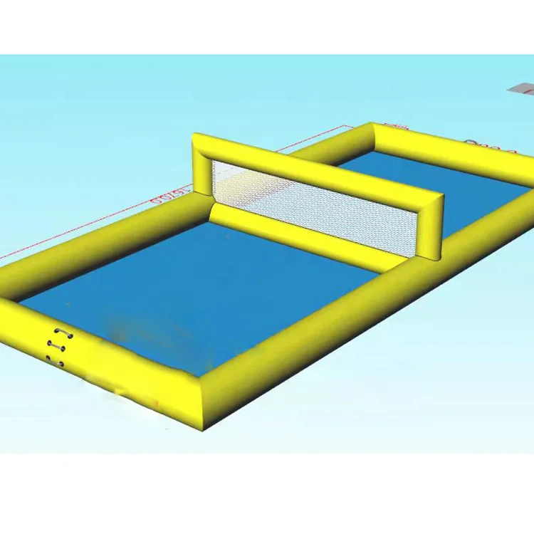 Water Play Giant Inflatable Beach Volleyball Court / Inflatable Water