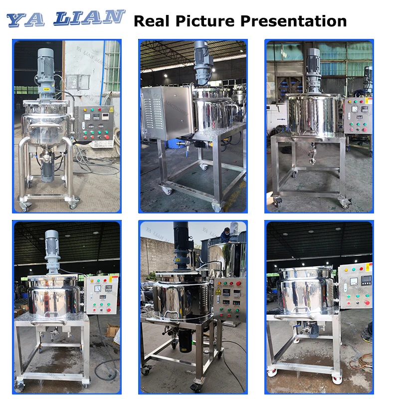 Urea Fertilizer Mixing Tank Mixer Homogenizer Liquid Soap Detergent Shampoo Making Machine