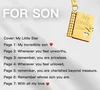 gold necklace -3-for son-engraved