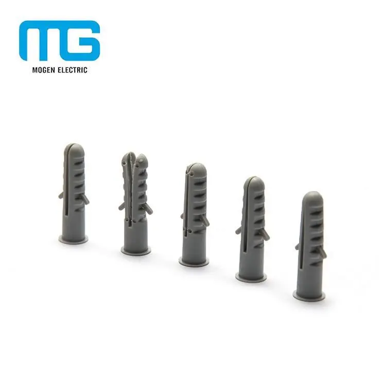 Free Sample 6Mm 8Mm 10Mm 12Mm Plastic Screw Anchor Wall Plug
