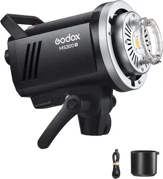 Godox MS300V 300W 2.4G Built-in Wireless Receiver Lightweight Compact and Durable Studio Flash detail image
