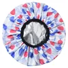 Bouchon d'huile fleur rouge et bleue