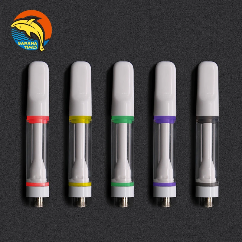 Online shopping glass tank full ceramic vaporizer cartridge childproof .5ml 1ml vape pen cartridge CG04 all ceramic cbd cart