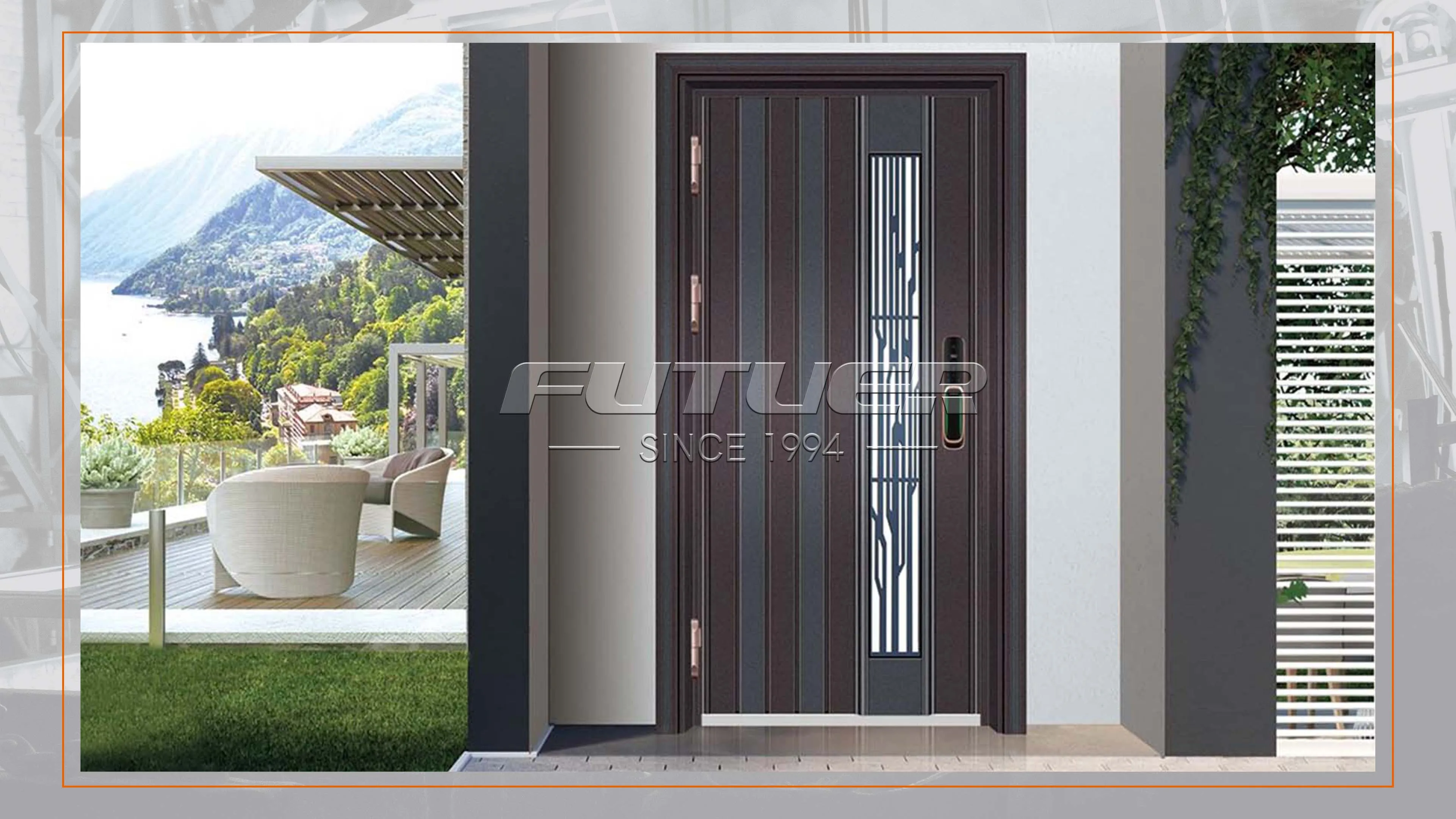 Steel Security Main Doors For Houses Exterior Luxury Villa House Front