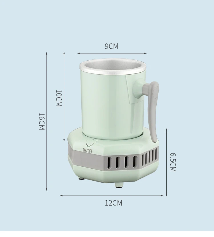 Summer Portable Electric Instant Smart Beverage Wine Cooler Cup Holder Desktop