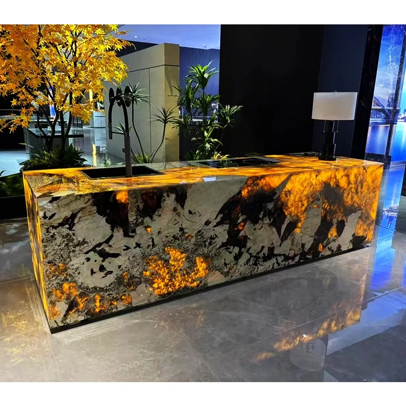 product paia stone luxury modern brazilian pandora marble kitchen countertops vanity tops  table tops natural marble translucent-3