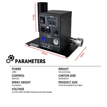 CO2 Jet Fog Machine - Topflashstar Concert Special Effect