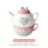Tetera madre e hijo de punto en relieve w173118