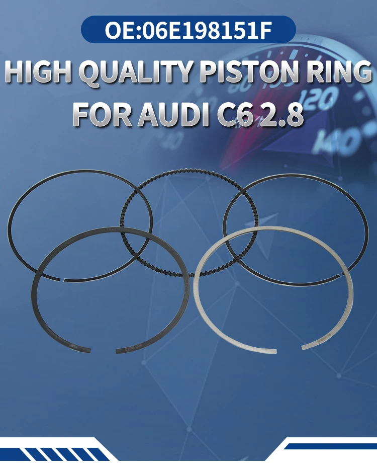 Standard Quality Engine Piston Ring 06e198151f Piston Rings For C62.8