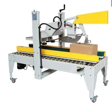 Automatic Glueing Tape Carton Sealing Machine  Strapping Machine Seals box top and bottom Packing With Bopp Tape