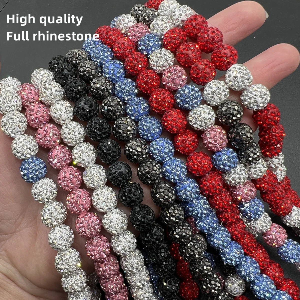 Collana con ciondolo a goccia da baseball per uomo e ragazzo, con perline, stile baseball e hockey, con strass, colore giallo, nero e bianco. - Italia