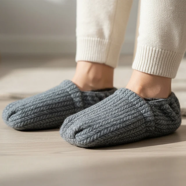Lavender Microwave Heating Slippers