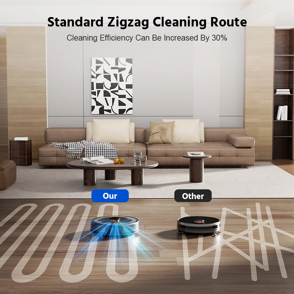 Teendow Aspirateur Staubsauger Robot Vacuums Lds Laser Robotic Sweeper Vacuum Cleaner Robot Vacuum Self Empty