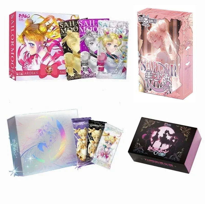 Original Sailor Moon CCG CCG Cards Anime Fantasy Magic Beautiful Girl  Tsukino Usagi Crystal Game Collection Cards Gifts