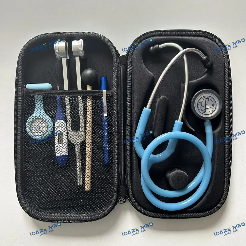 Medical Surgical Diagnostics Instrument Stethoscope Kits With Nylon Bag