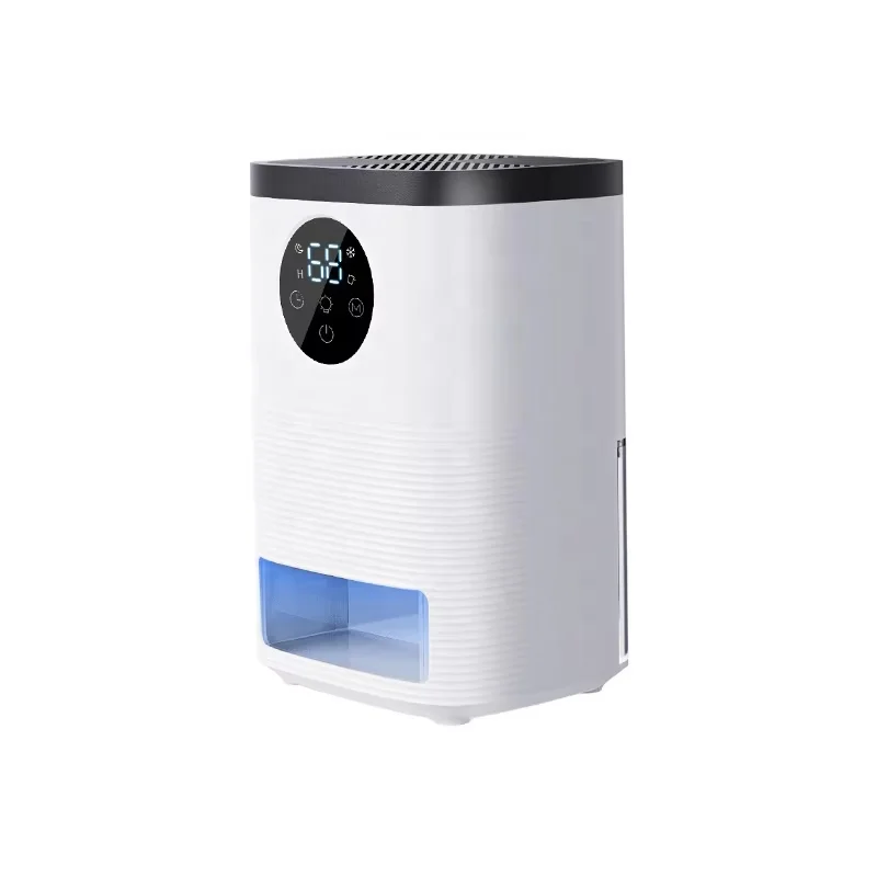 Portable Electric Dehumidifier with Large Removable Water Tank 2 Working Modes for Small Indoor Spaces RV Basement